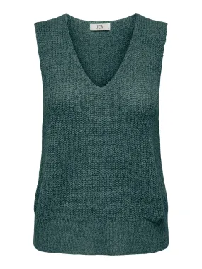 15300294 JDYmegan S/L V Neck Vest Knt