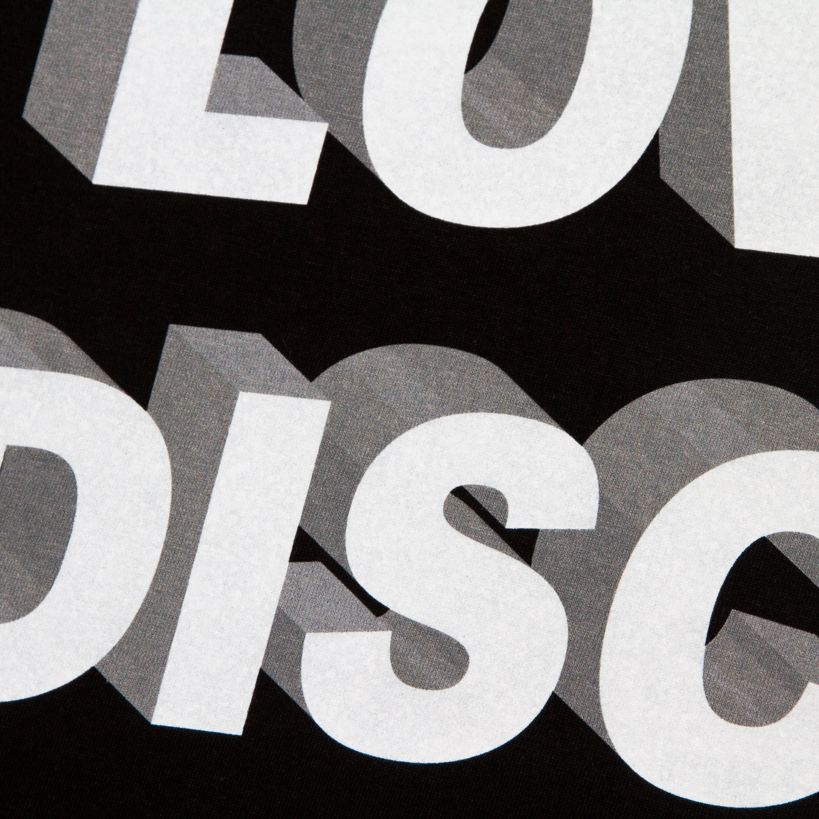 3D House Love Disco Front Print - Tshirt - Black