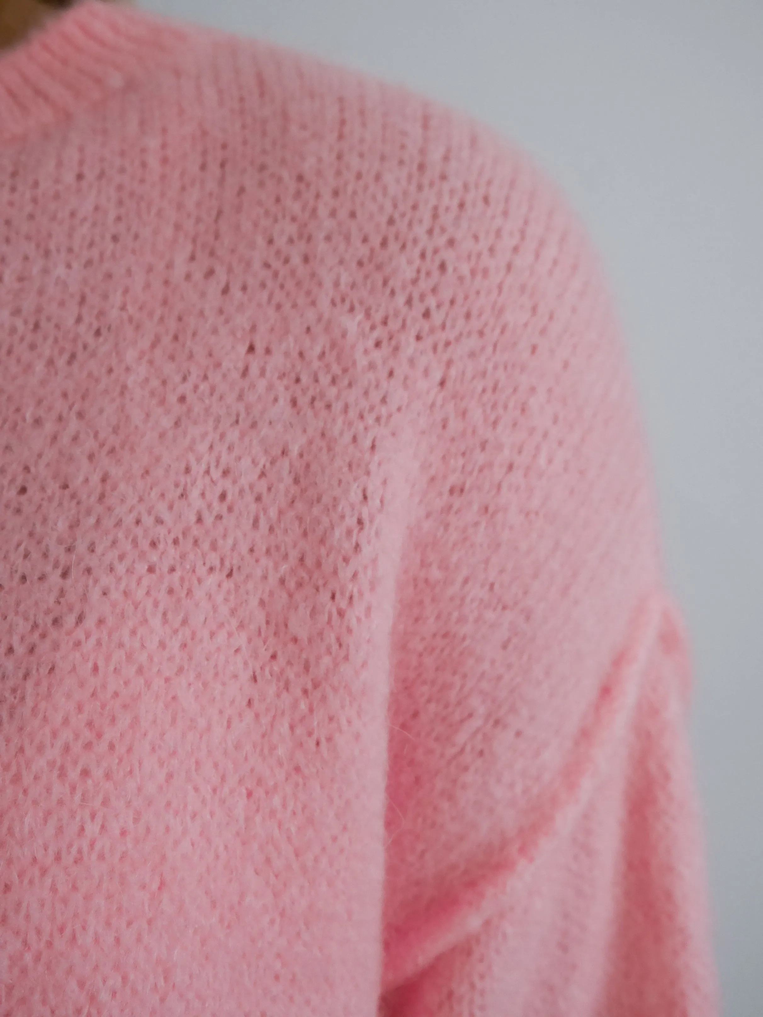 Abi Knit Bubblegum Pink