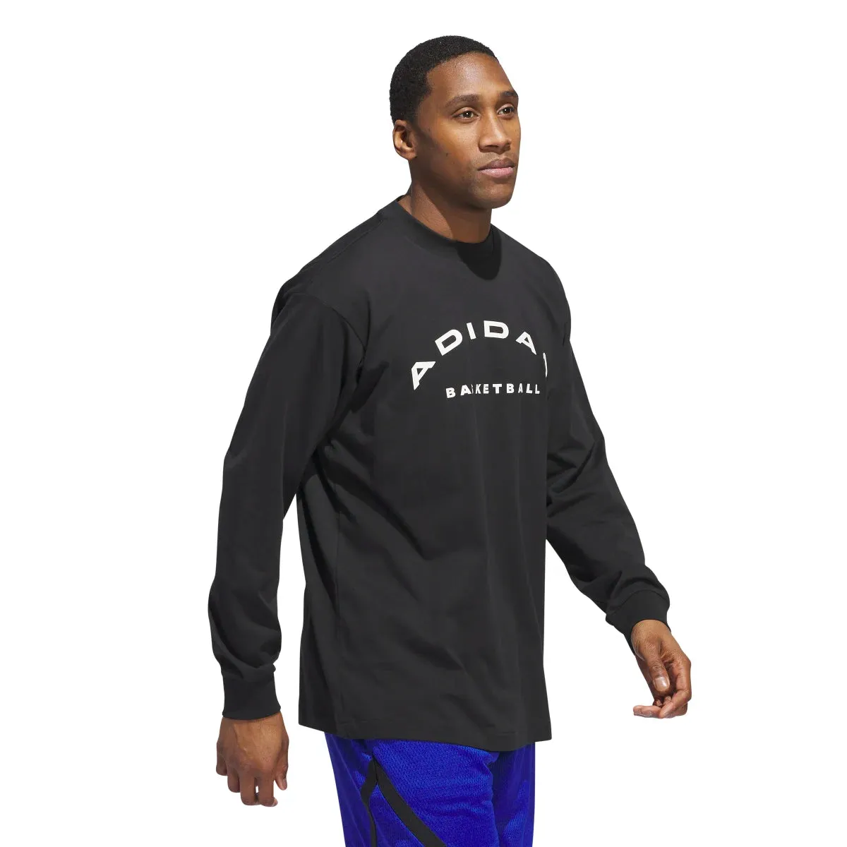 adidas Men's Basketball Select Long Sleeve T-Shirt