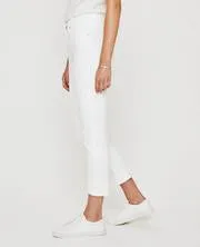 AG Denim Ex-Boyfriend Slim in White