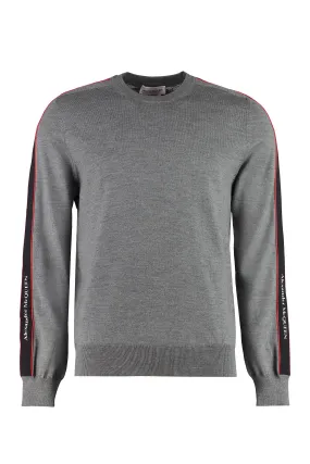 Alexander McQueen Logo Tape Crewneck Jumper