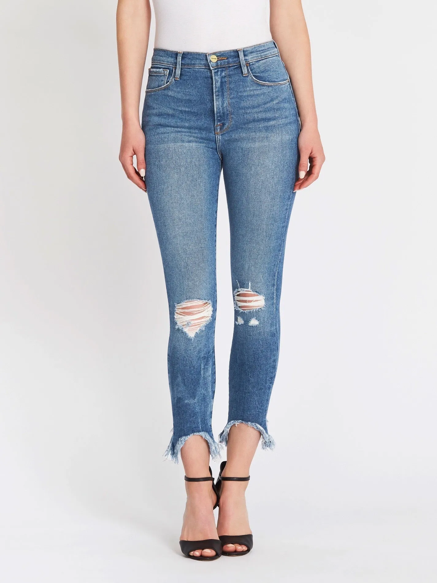 Ali High Rise Skinny Cigarette Stiletto Jean