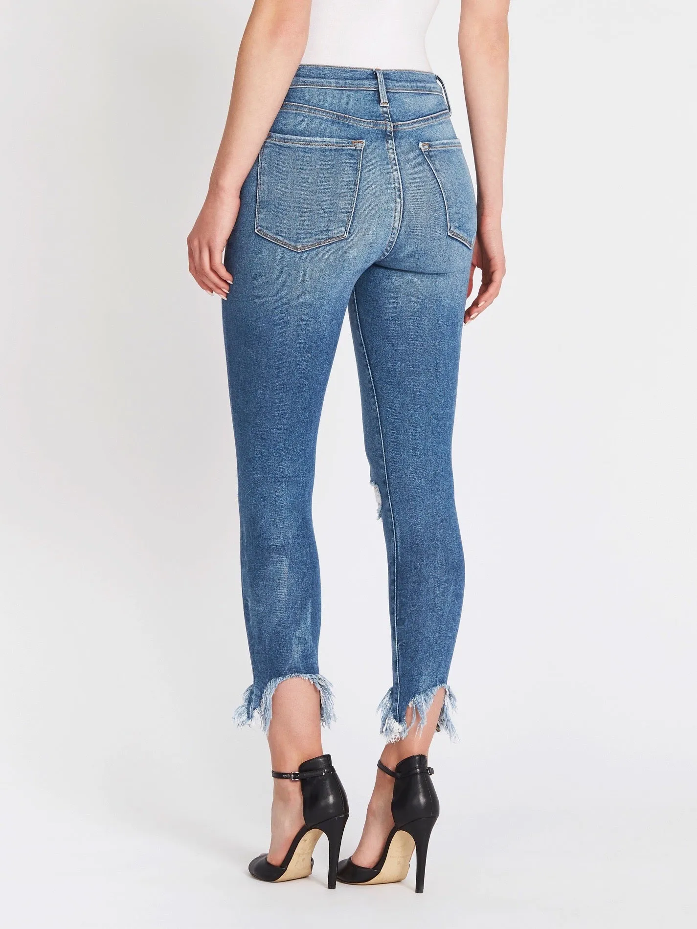 Ali High Rise Skinny Cigarette Stiletto Jean