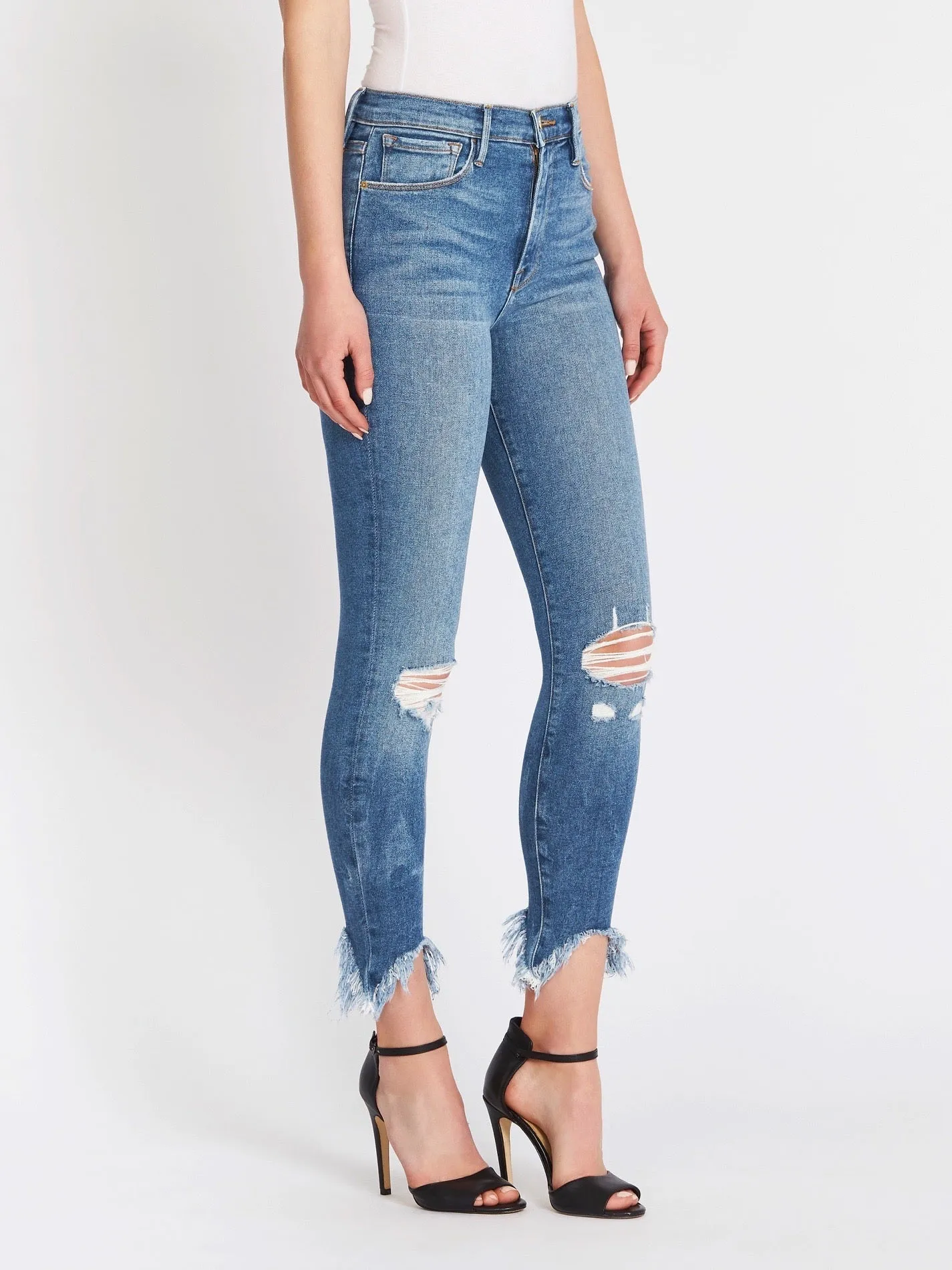 Ali High Rise Skinny Cigarette Stiletto Jean