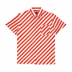 A.P.C. Chemisette Riley Short Sleeve Shirt (Red)