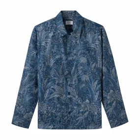 A.P.C. Liberty Exotic Print Watson Jacket (Blue)