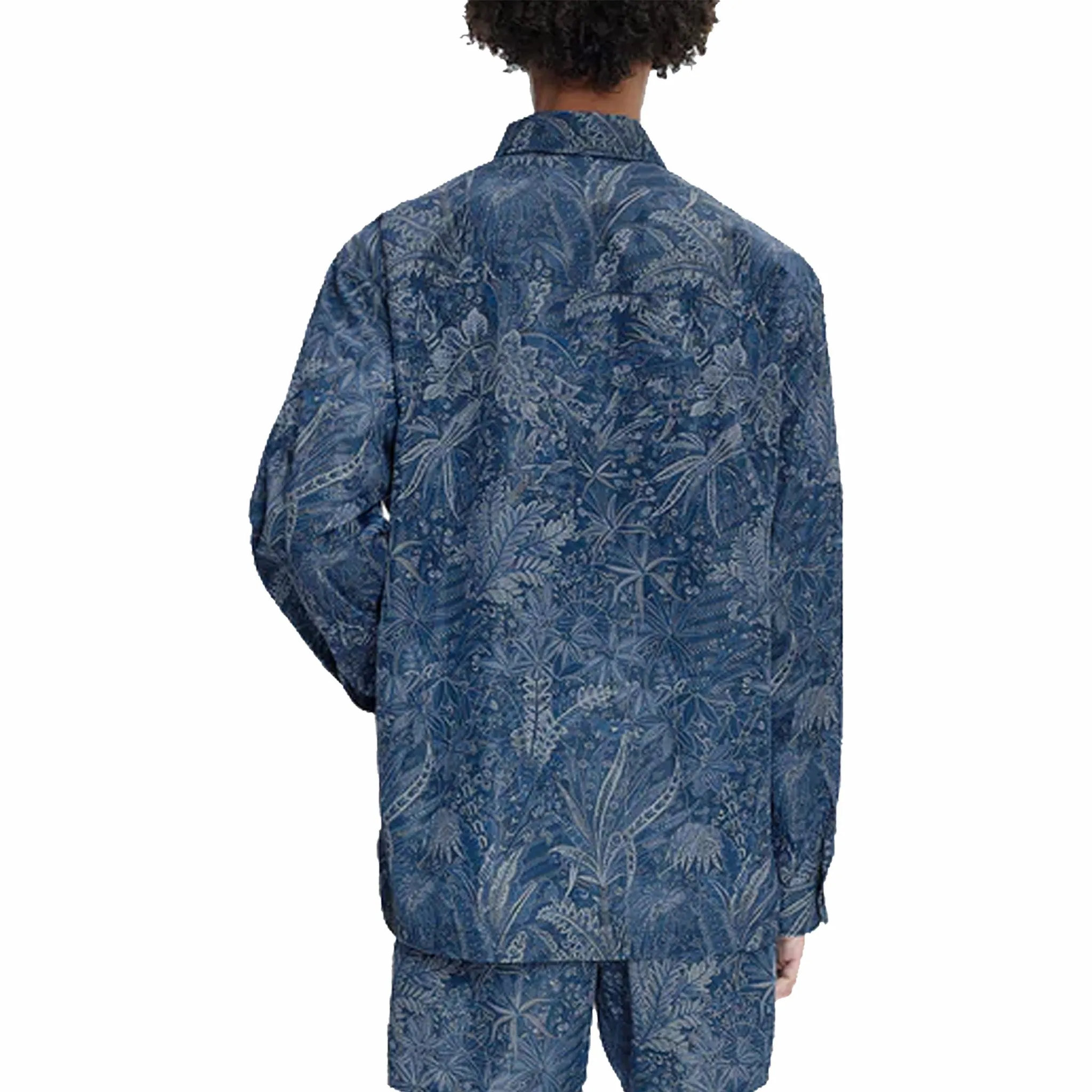 A.P.C. Liberty Exotic Print Watson Jacket (Blue)