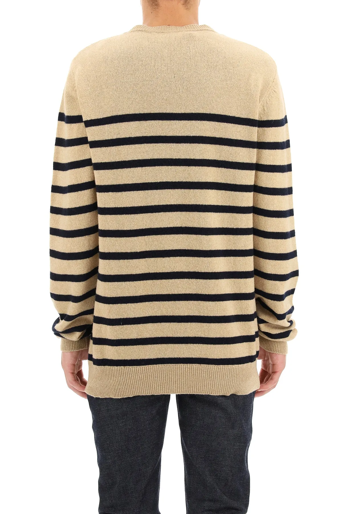 A.P.C. Striped Crewneck Knitted Jumper