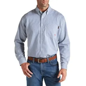 ARIAT - FR Bold Blue / Stripe Work Shirt