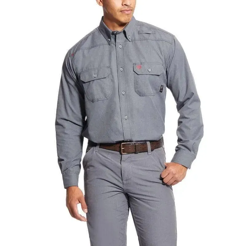 ARIAT - FR Featherlight Work Shirt, Gunmetal