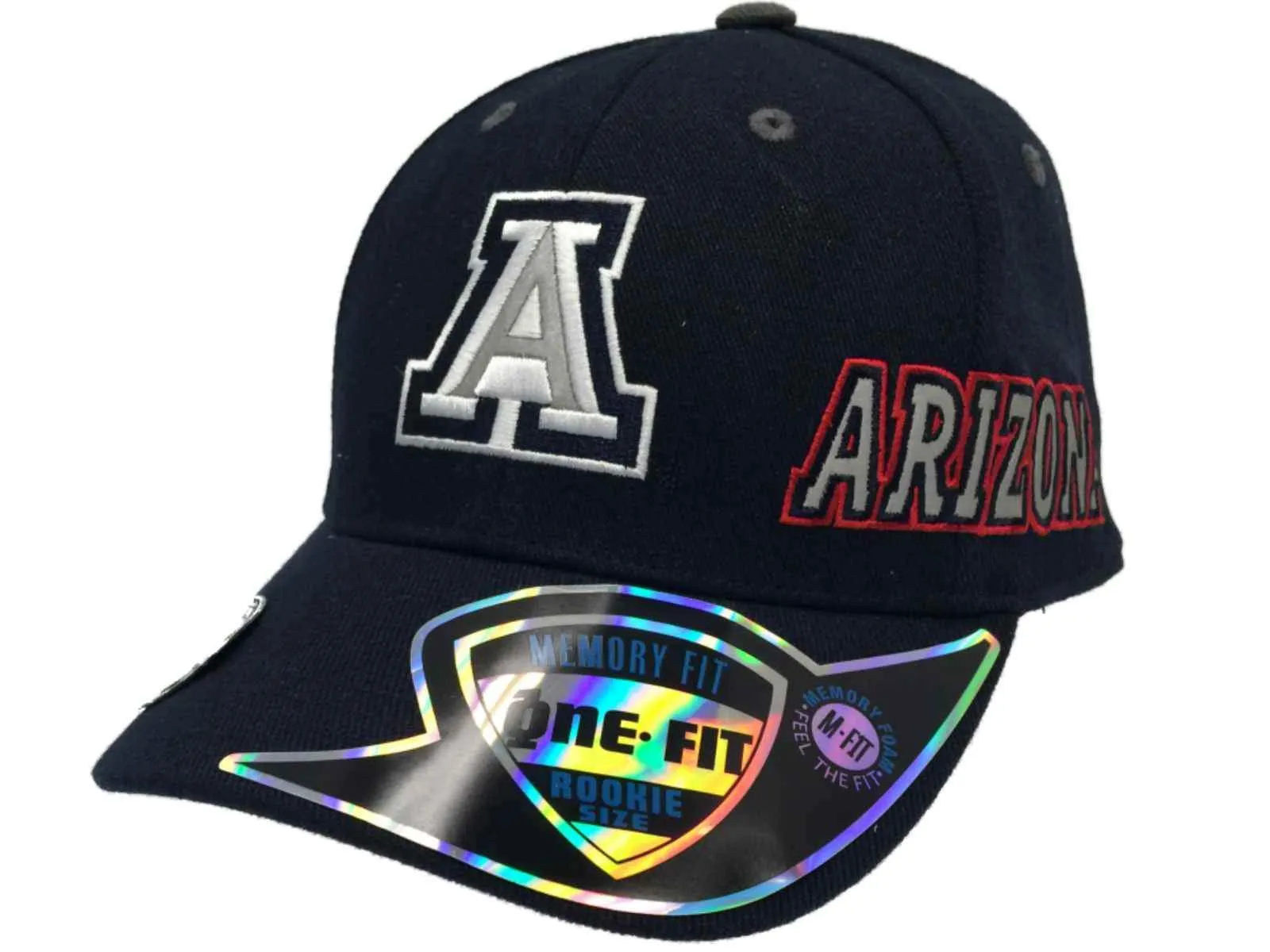 Arizona Wildcats TOW YOUTH Navy Rookie Size Memory Fit Structured Hat Cap