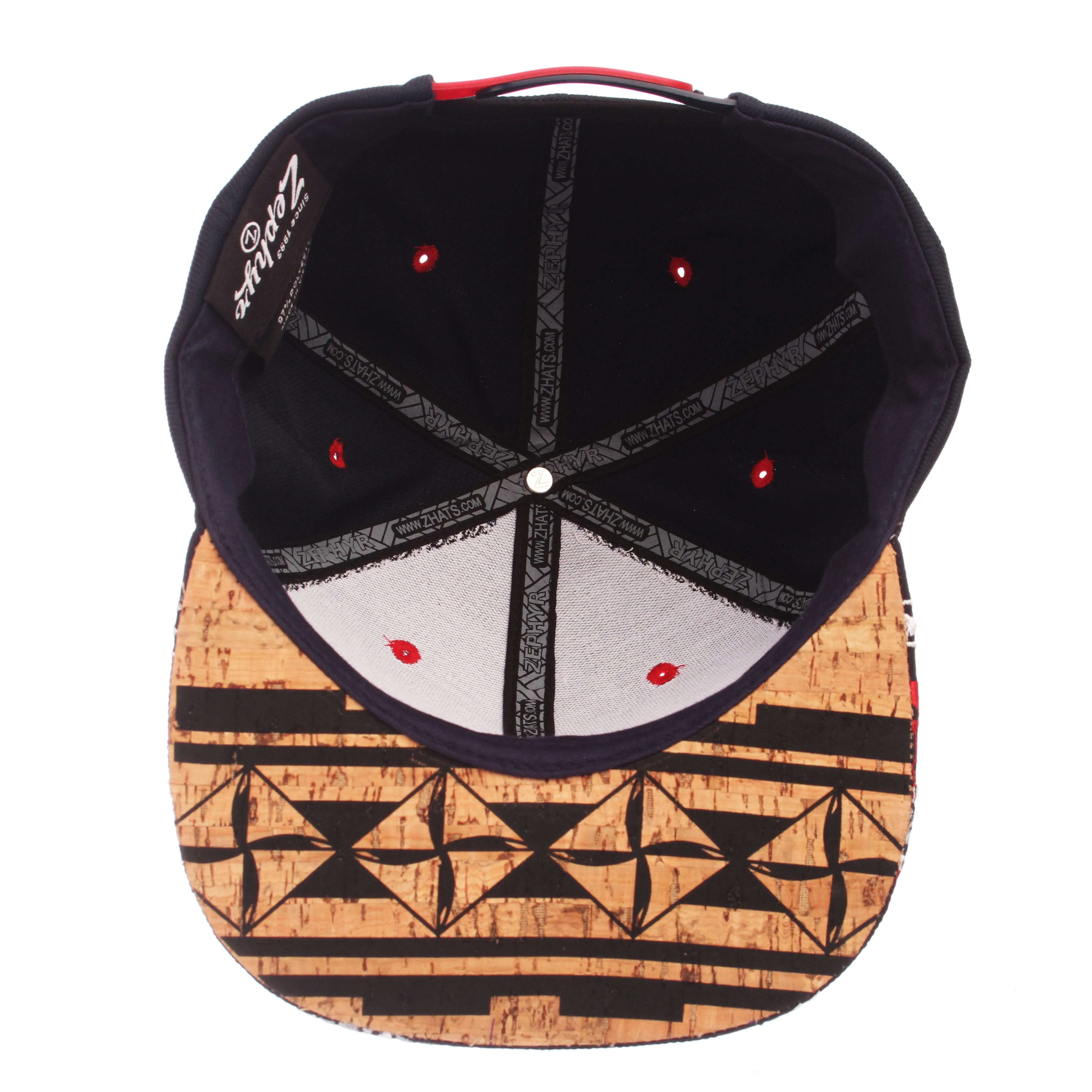 Arizona Wildcats Zephyr Navy "Makai" TOA Collection Snapback Flat Bill Hat Cap