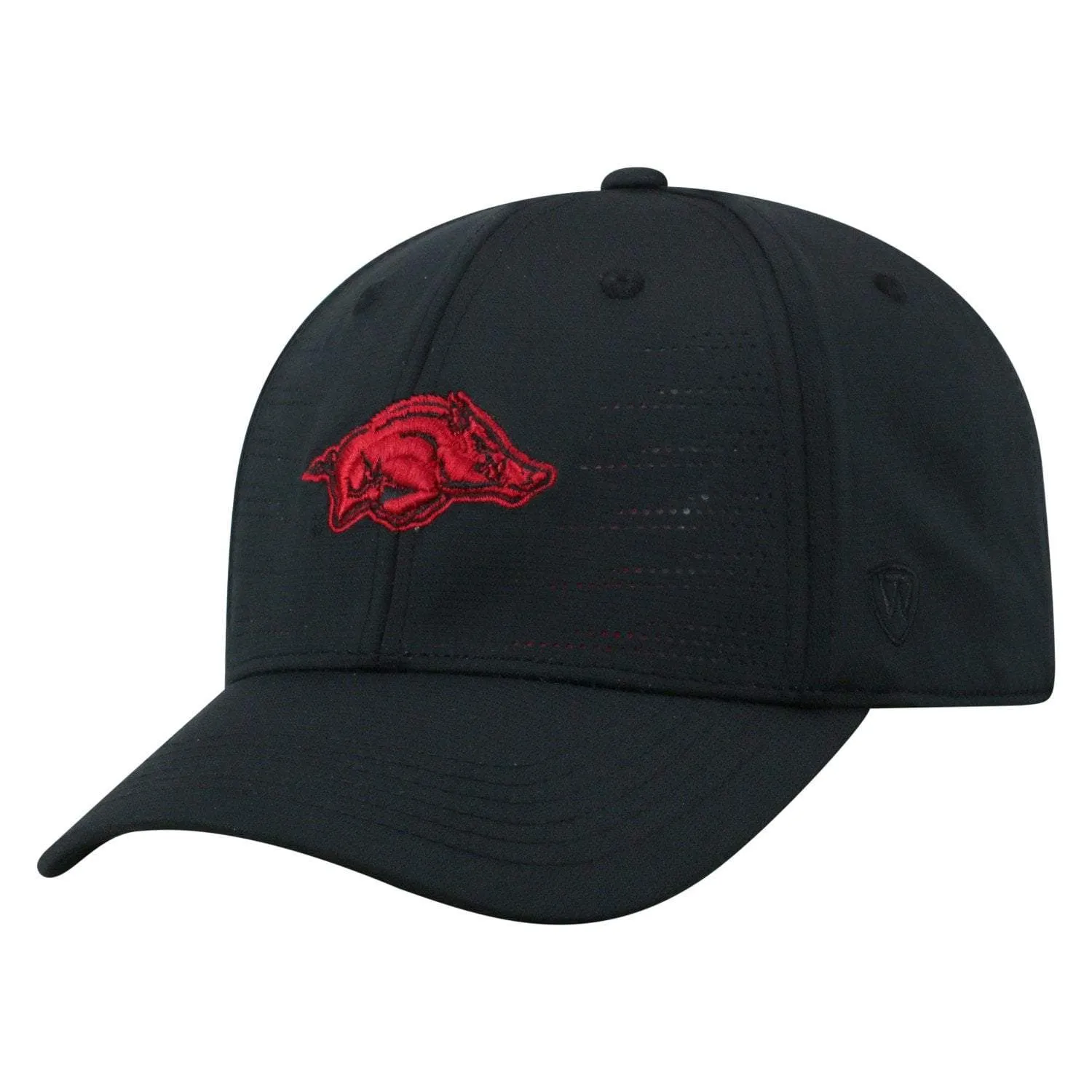 Arkansas Razorbacks TOW Black "Dazed" Structured Flexfit Hat Cap