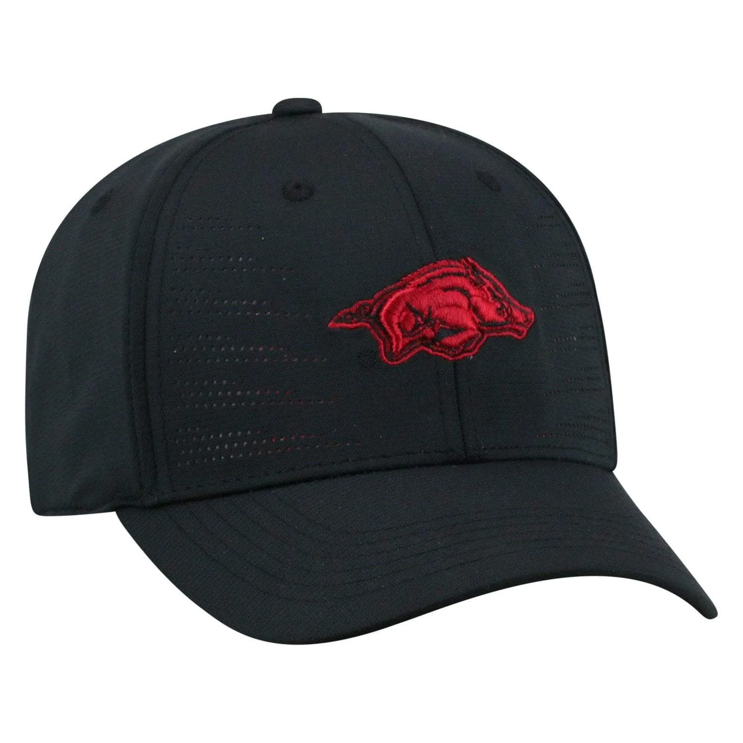 Arkansas Razorbacks TOW Black "Dazed" Structured Flexfit Hat Cap