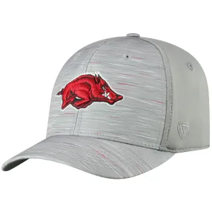 Arkansas Razorbacks TOW Gray "Hyper" Memory Fit Hat Cap