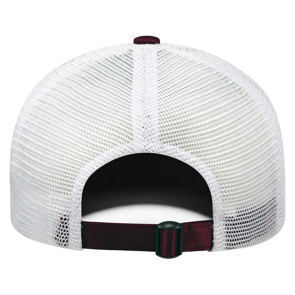 Arkansas Razorbacks TOW Women Maroon White Satina Mesh Adjustable Strap Hat Cap