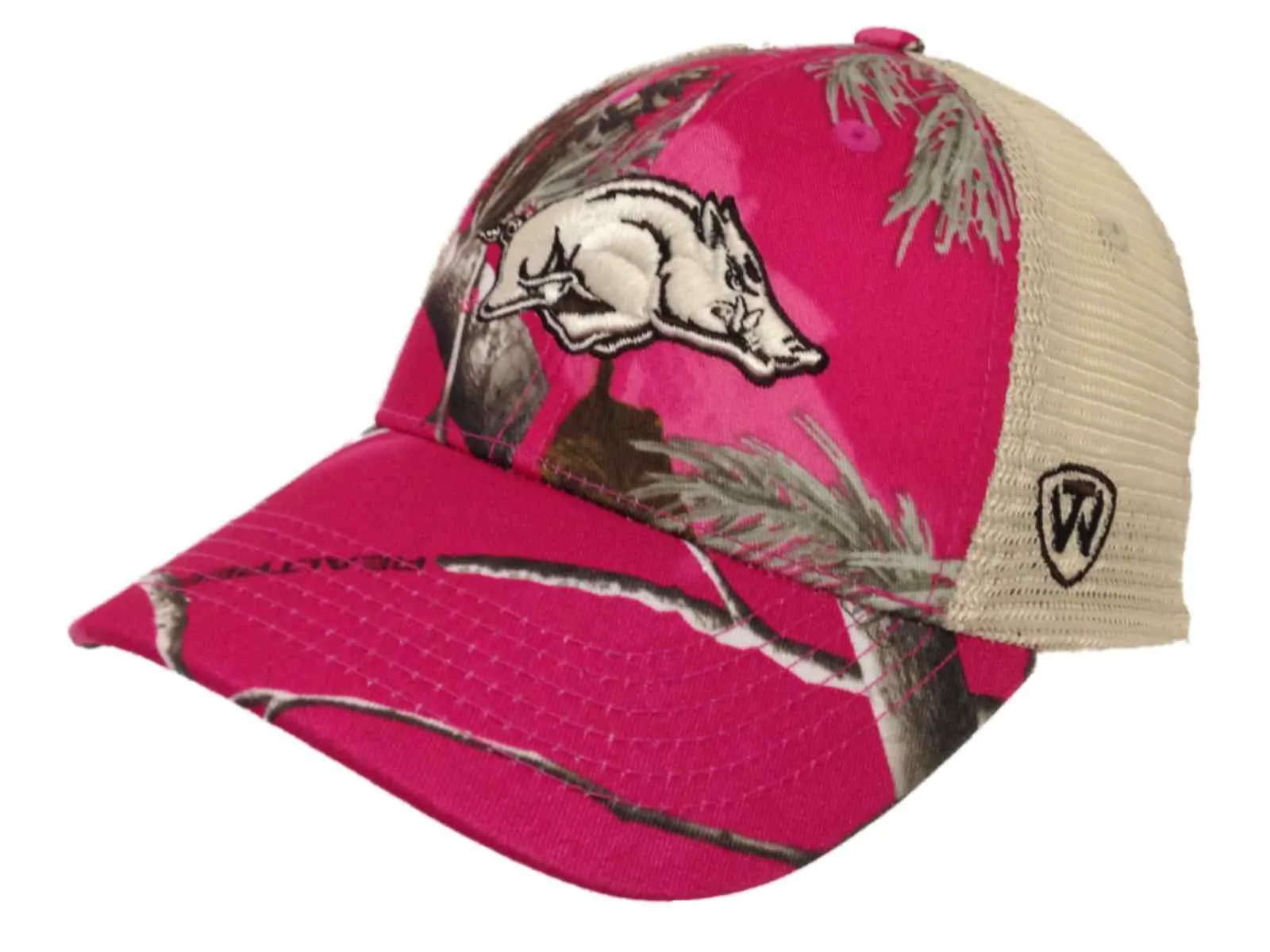 Arkansas Razorbacks TOW WOMEN Pink Realtree Camo Doe Mesh Adjustable Hat Cap