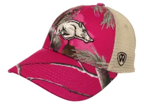 Arkansas Razorbacks TOW WOMEN Pink Realtree Camo Doe Mesh Adjustable Hat Cap