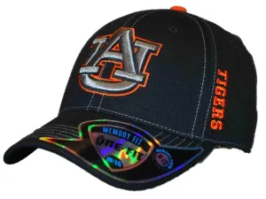 Auburn Tigers Top of the World Black Balance Memory Fit Hat Cap