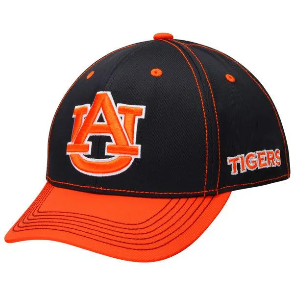 Auburn Tigers TOW Navy Krossover Two-Tone Memory FLEXFIT Hat Cap (M/L)