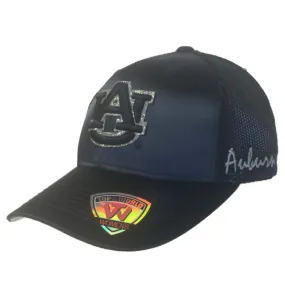 Auburn Tigers TOW WOMEN Navy Glitter Logo Glisten Style Adjustable Mesh Hat Cap