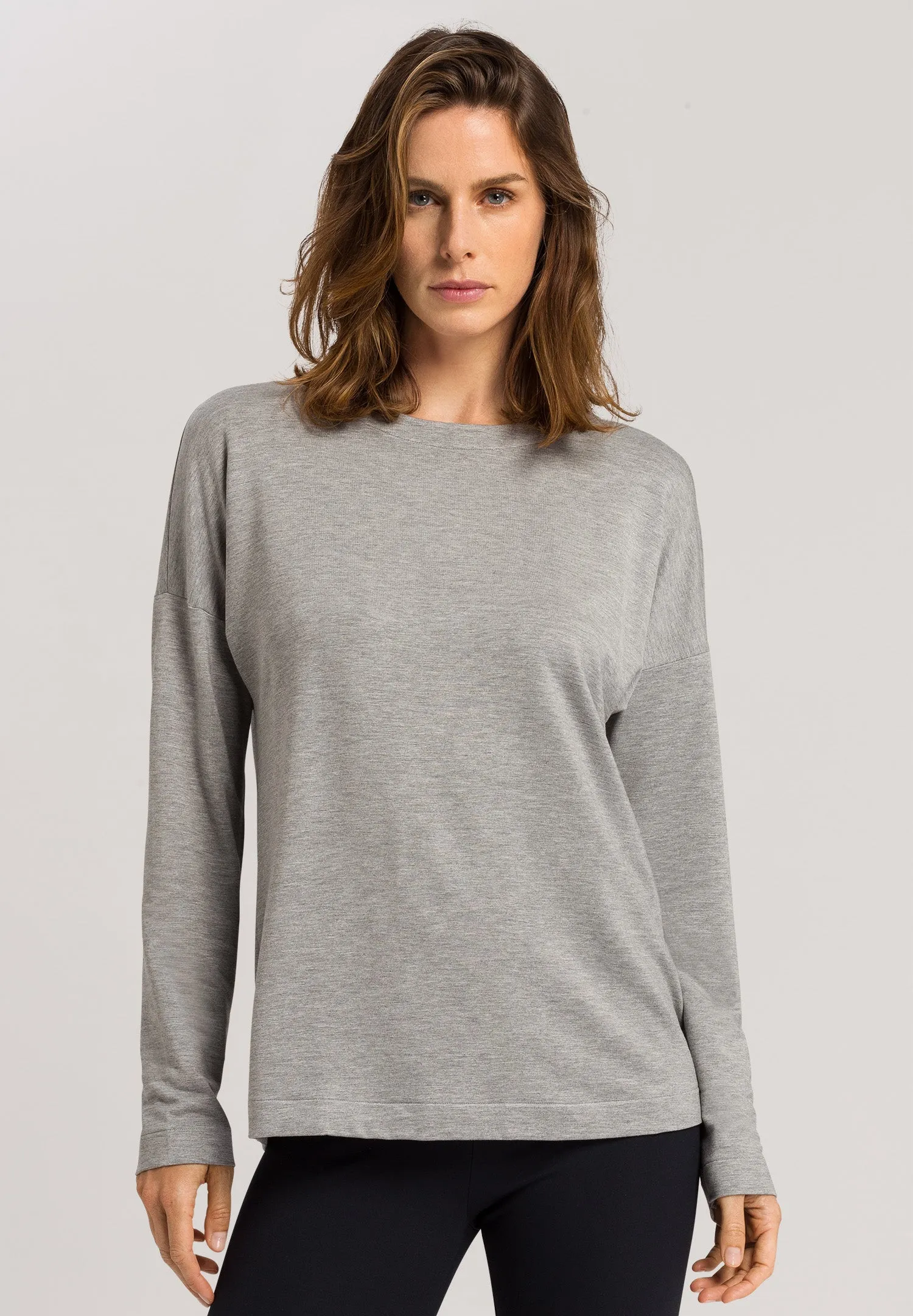 Balance Relaxed Round Neck Top | Balance Melange 78554-1676