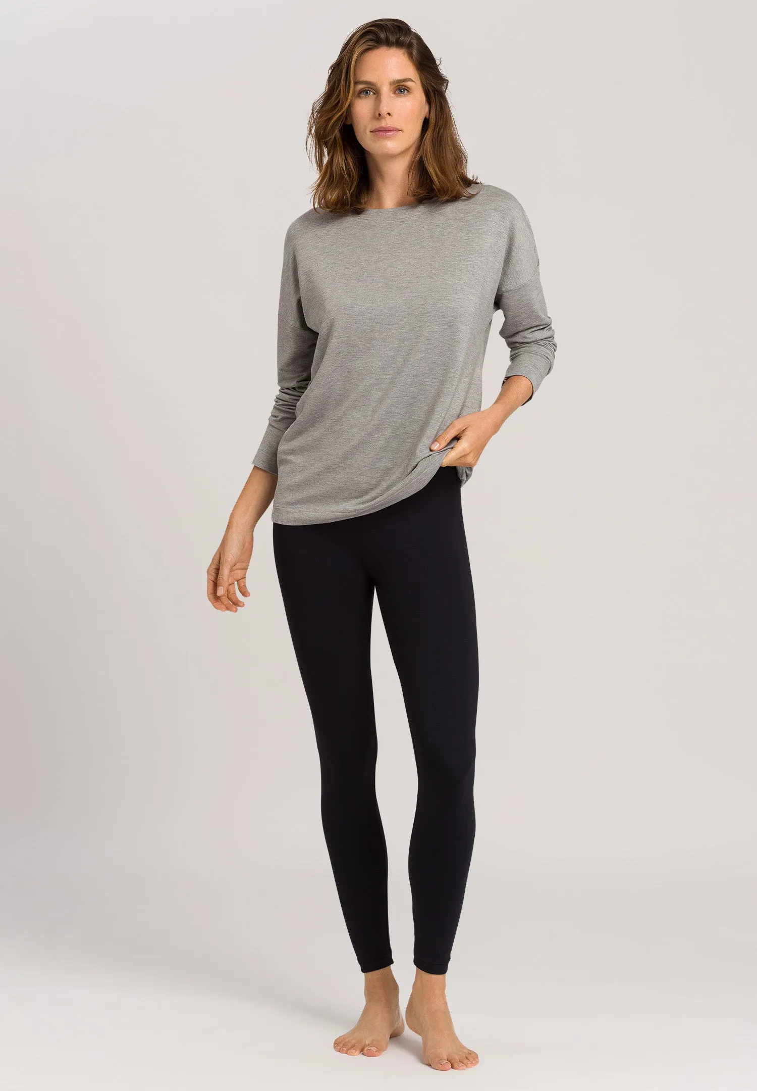 Balance Relaxed Round Neck Top | Balance Melange 78554-1676