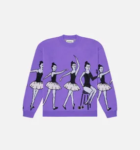 Ballet Jumper Mens Crewneck - Purple