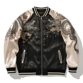 Black Dragon Bomber Jacket