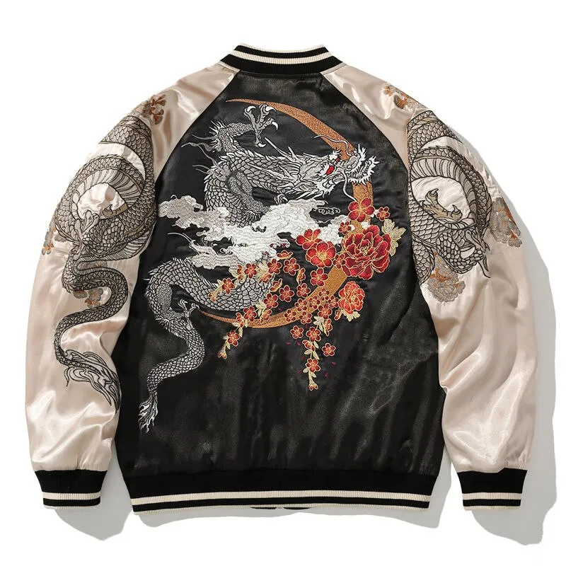 Black Dragon Bomber Jacket