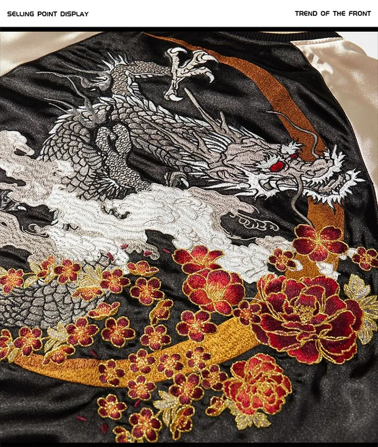 Black Dragon Bomber Jacket