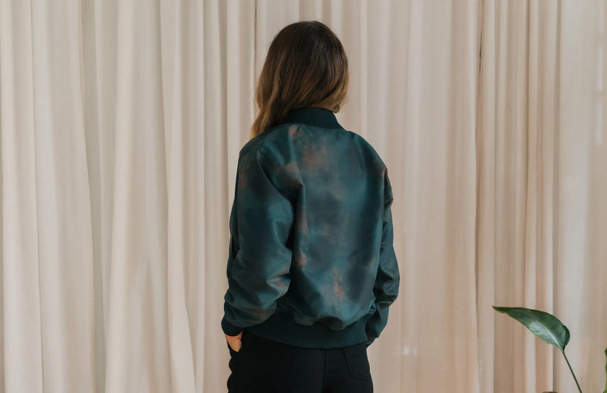 Boucaut Bomber Jacket Watercolor Green