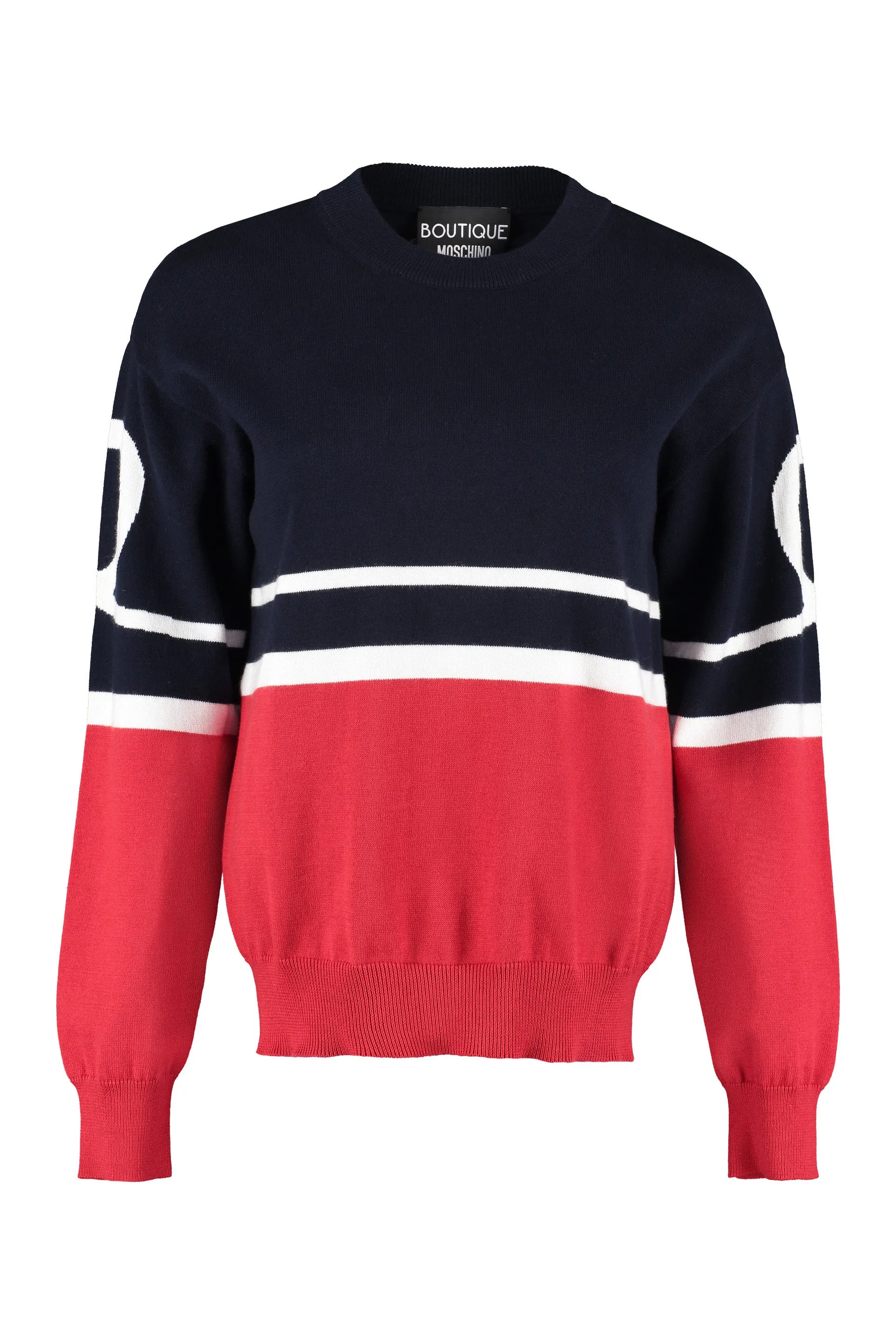 Boutique Moschino	Striped Crewneck Jumper