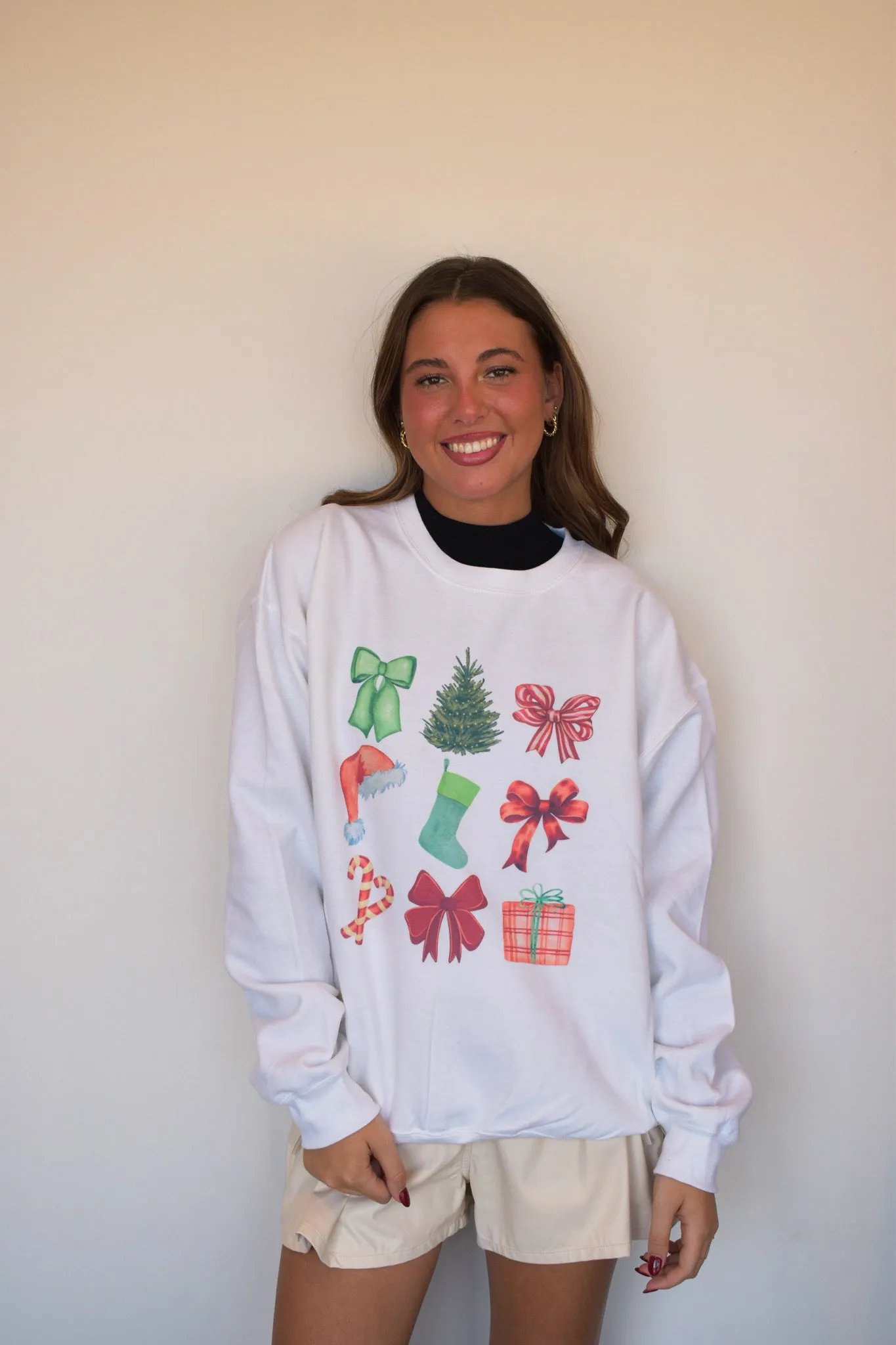 Bows & Presents Graphic Sweatshirt