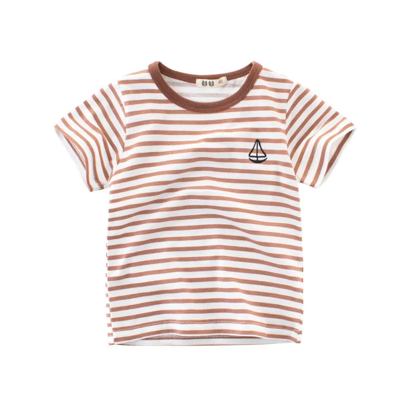 Boys' Cotton Kids Striped T-Shirt