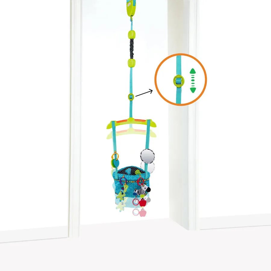 Bright Starts Bounce 'n Spring Deluxe Door Jumper with Take-Along Toys