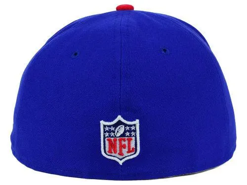 Buffalo Bills New Era NFL On Field 59Fifty Blue Red Fitted Hat Cap