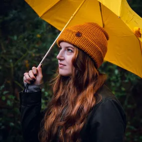 Burnt Mustard Slack Fit Wooly Hat