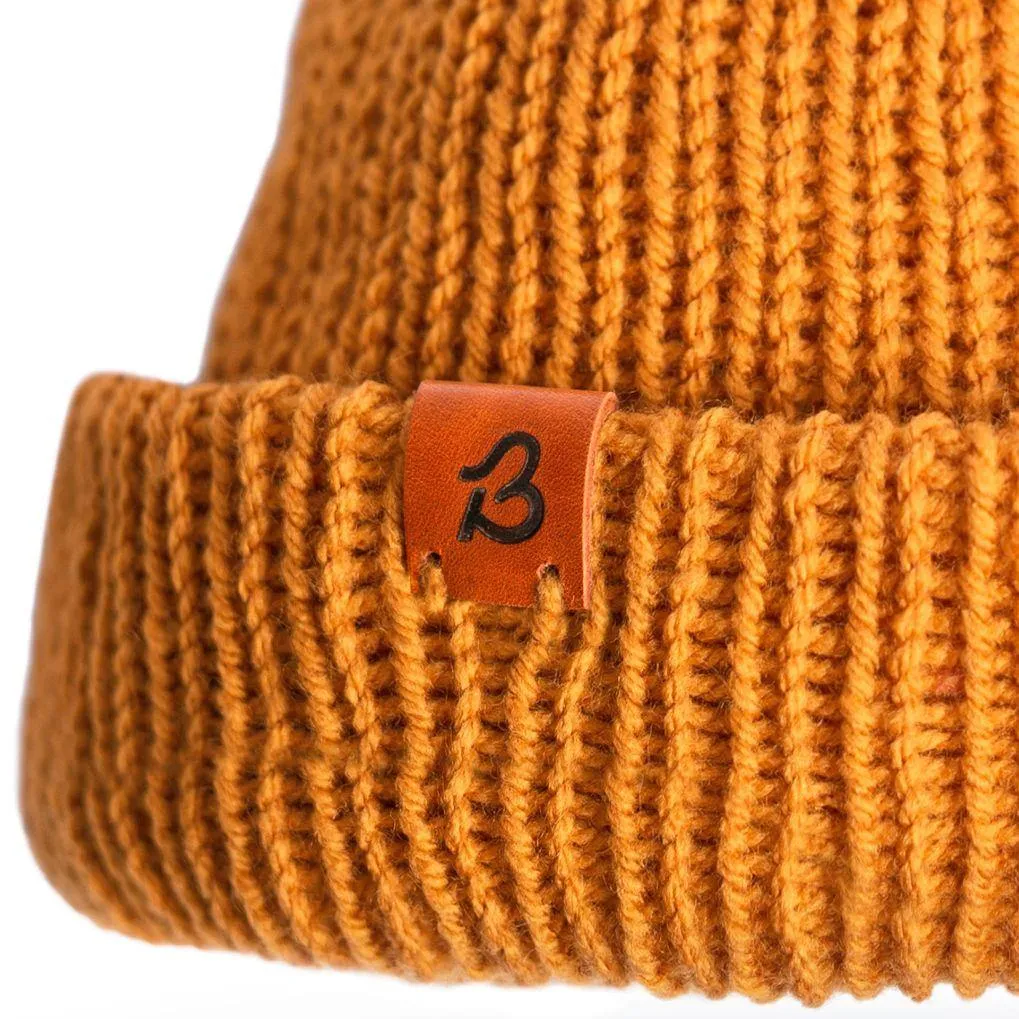 Burnt Mustard Slack Fit Wooly Hat