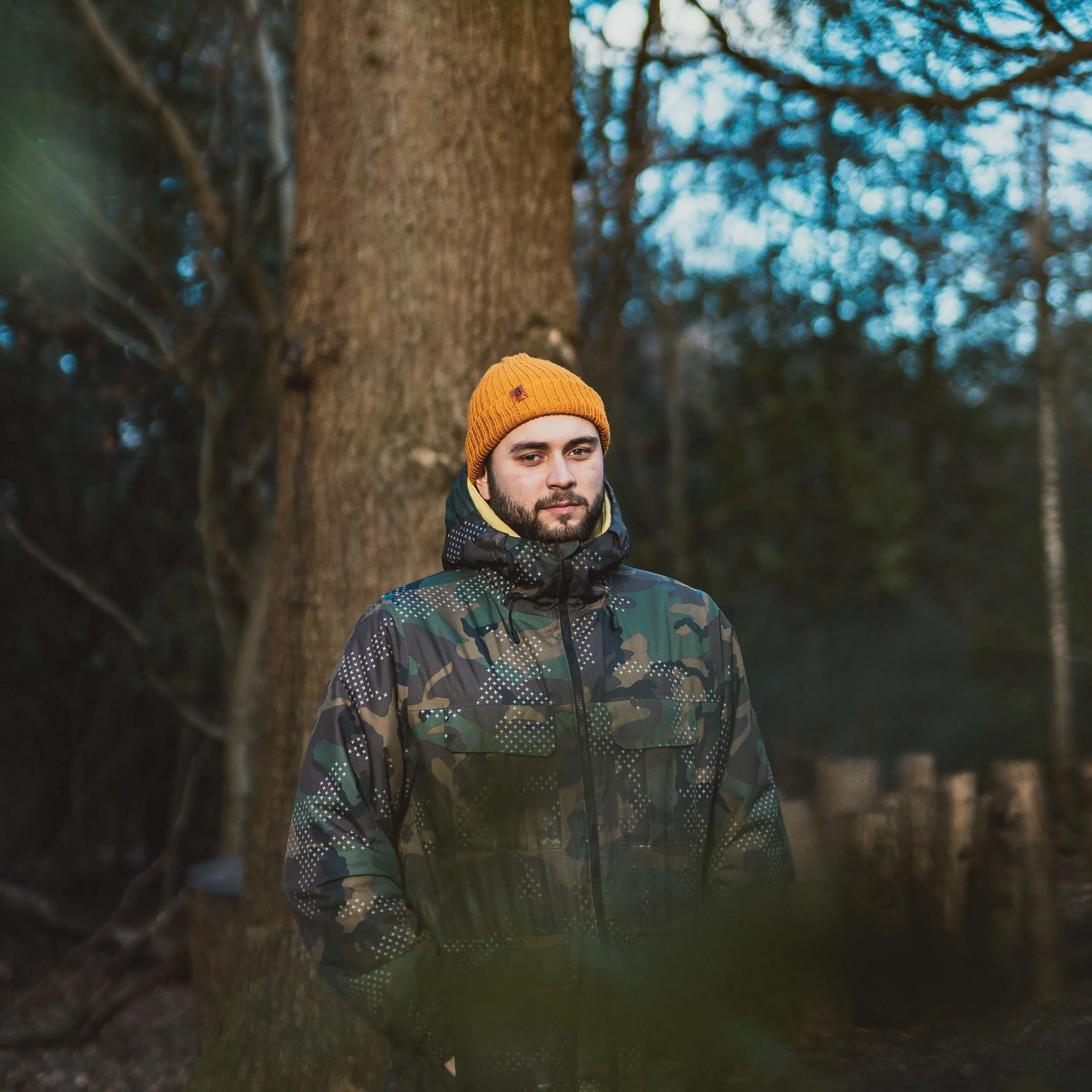 Burnt Mustard Slack Fit Wooly Hat