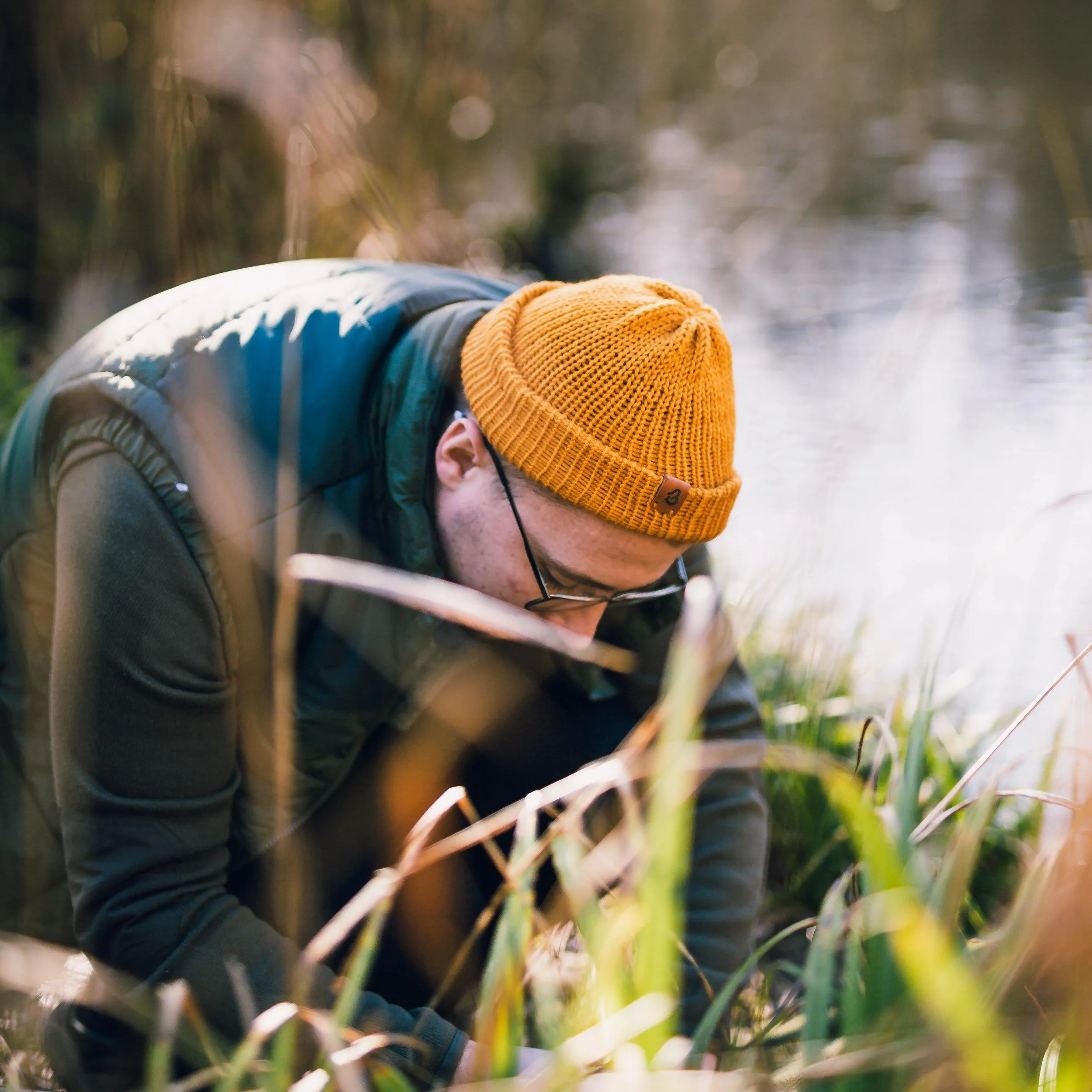 Burnt Mustard Slack Fit Wooly Hat