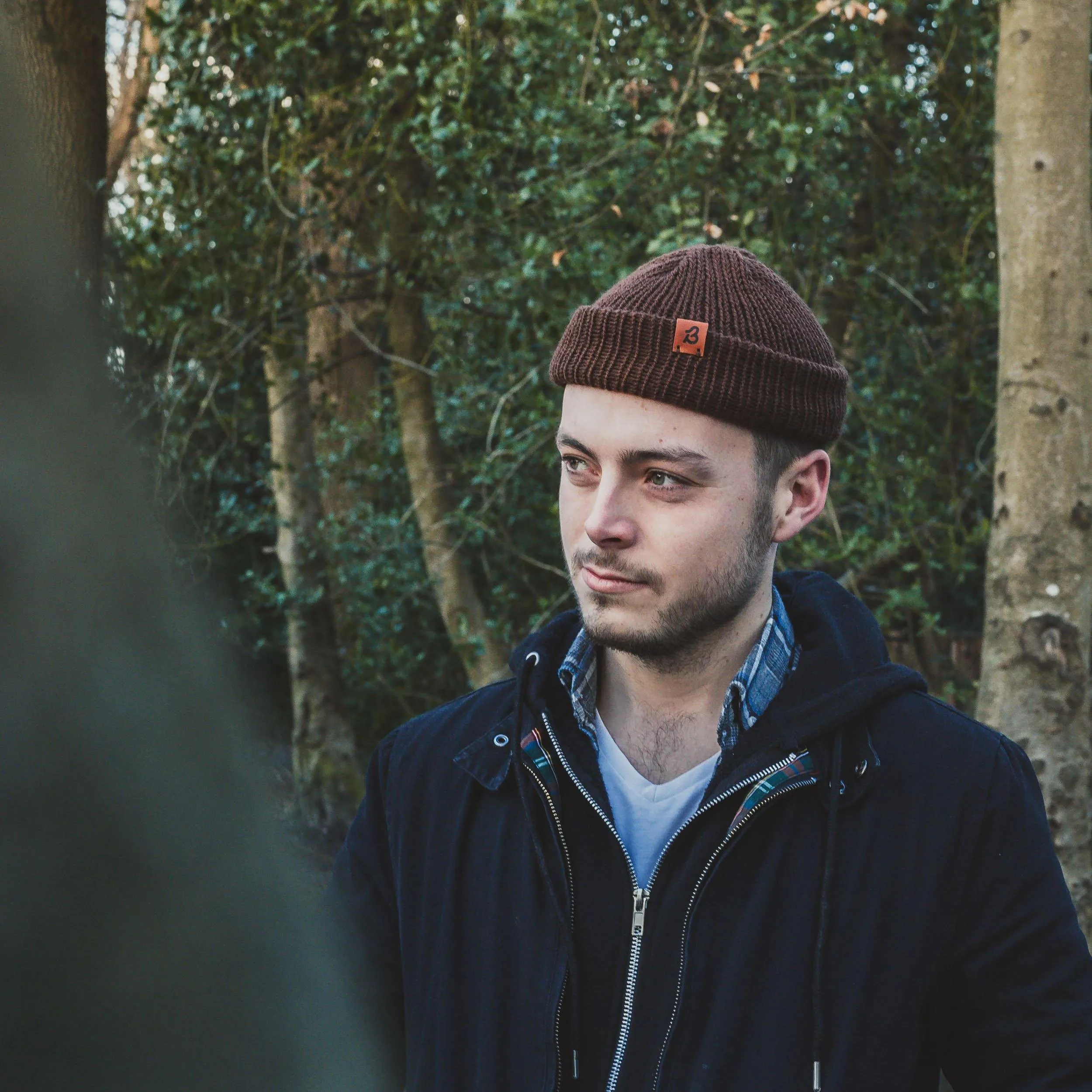 Burnt Mustard Yellow Wooly Beanie Hat