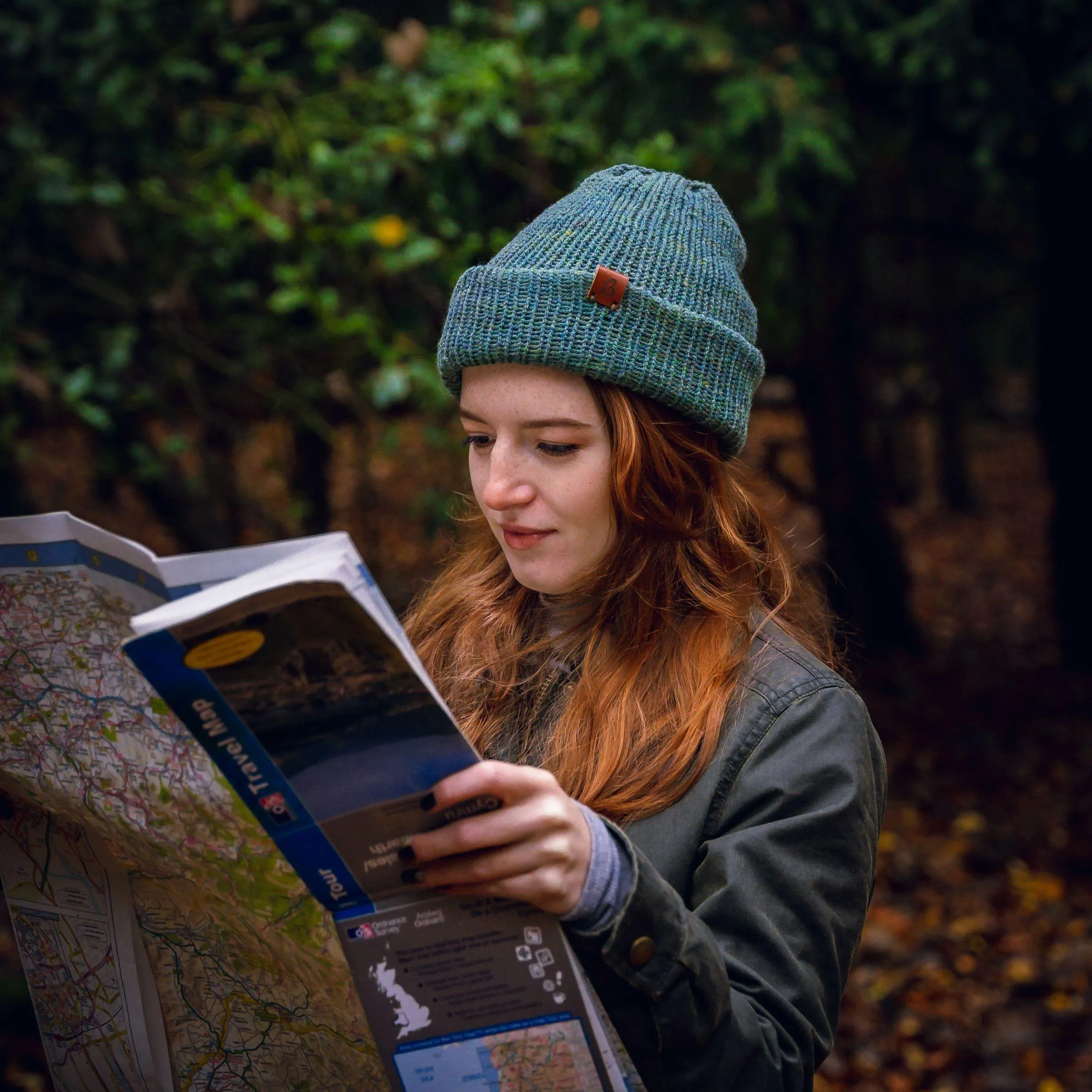 Burnt Mustard Yellow Wooly Beanie Hat