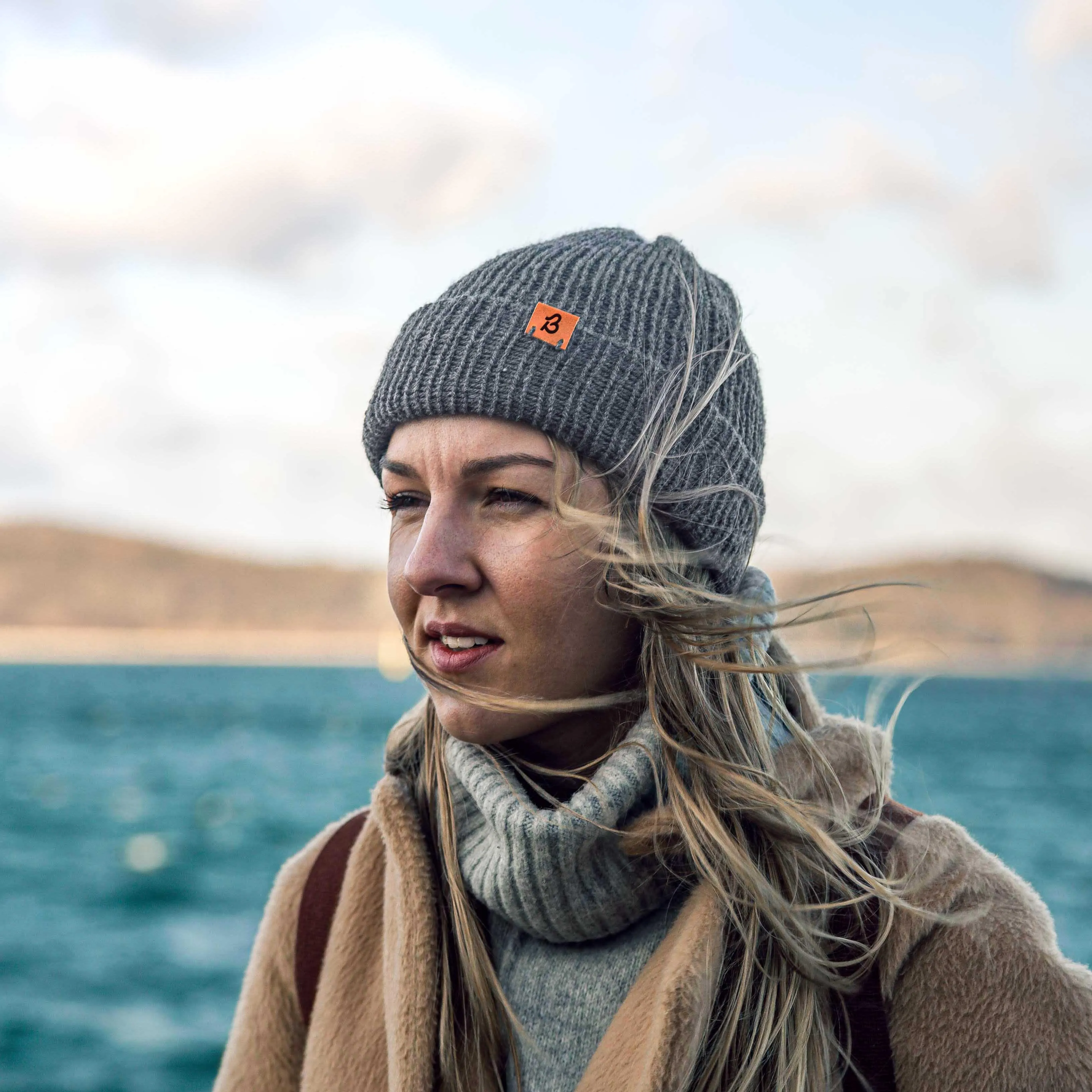 Burnt Mustard Yellow Wooly Beanie Hat