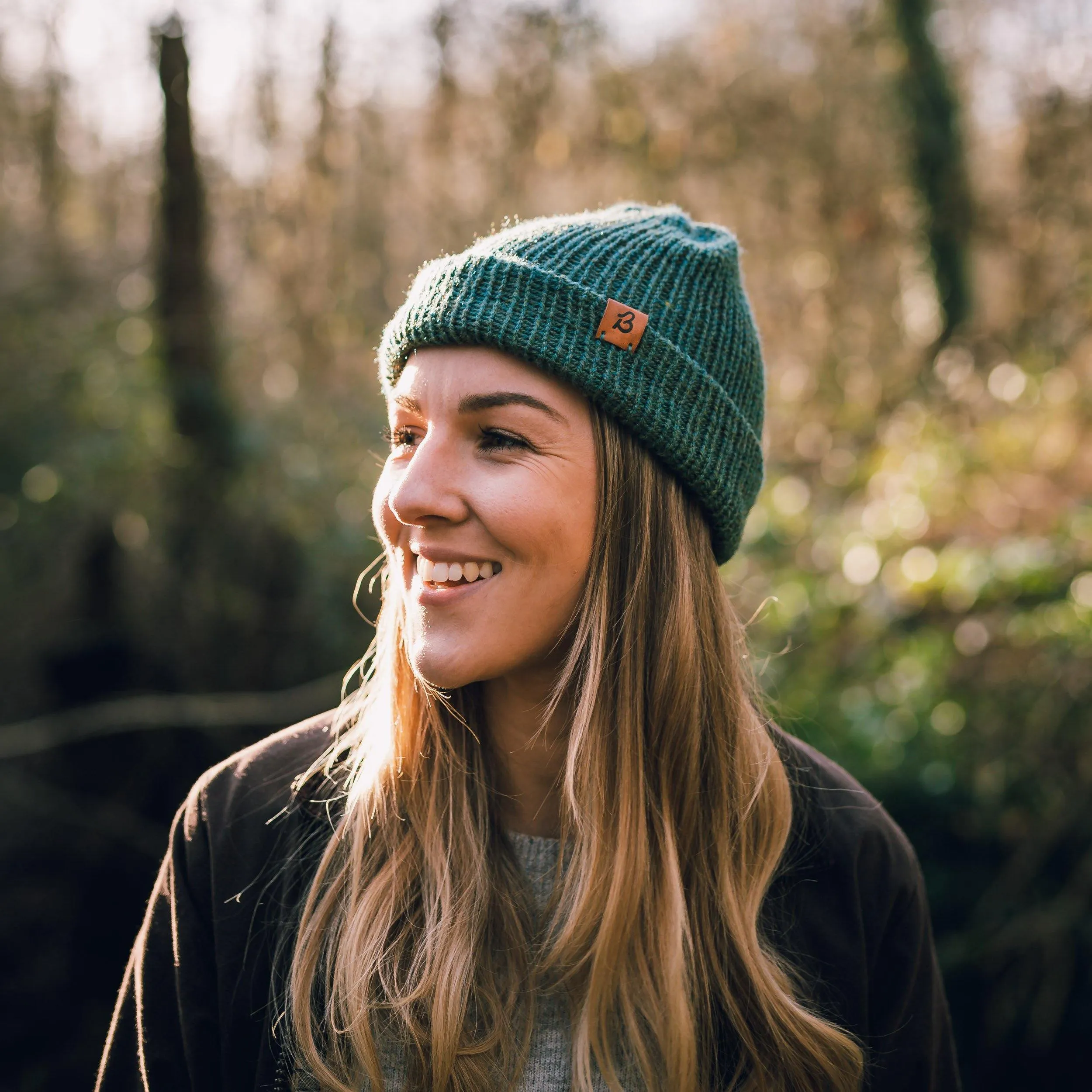 Burnt Mustard Yellow Wooly Beanie Hat