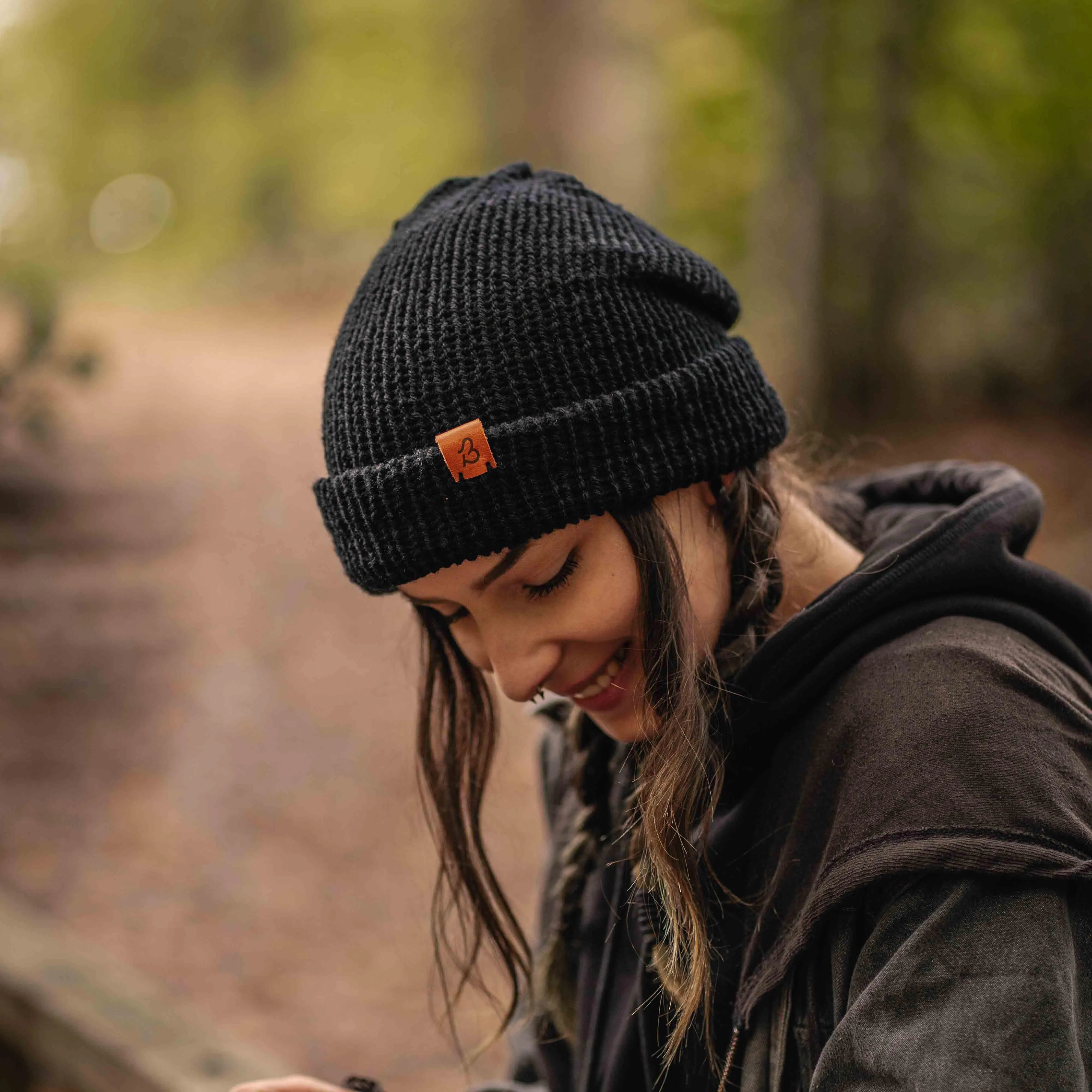 Burnt Mustard Yellow Wooly Beanie Hat