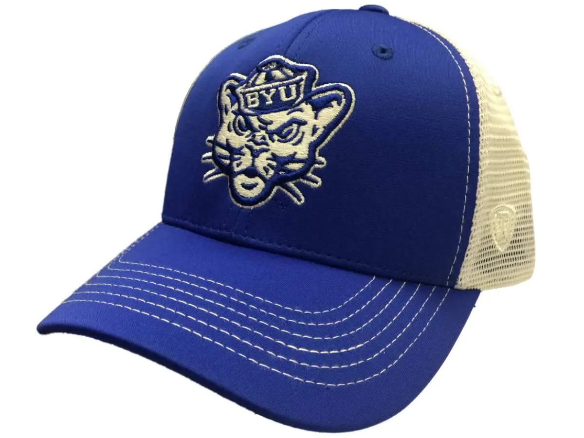 BYU Cougars TOW Navy Ranger Mesh Adjustable Snapback Structured Hat Cap