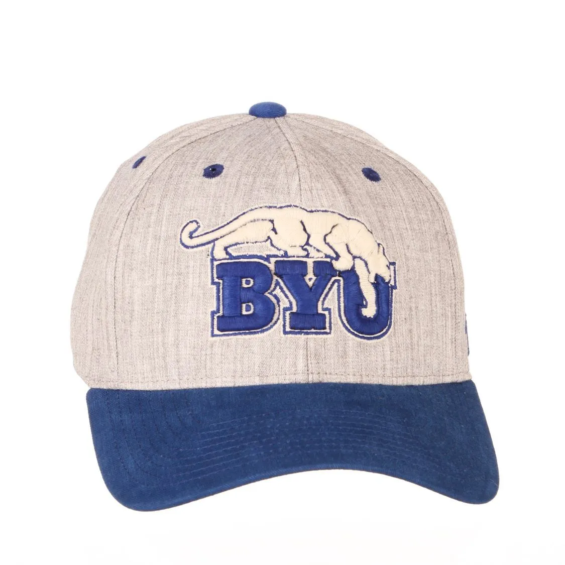 BYU Cougars Zephyr "Oxford" Structured Stretch Fit Fitted Hat Cap