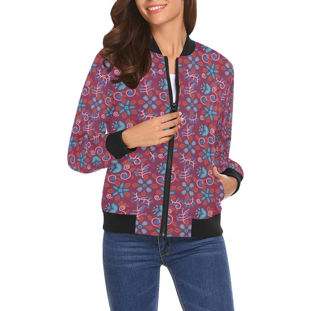 Cardinal Garden Bomber Jacket for Women